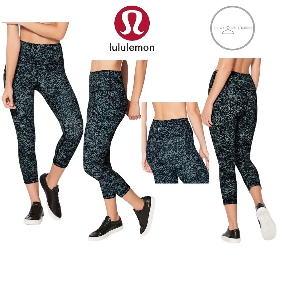 LULULEMON Wunder Under Crop (Hi-Rise) Size 8 - Picture 1 of 6